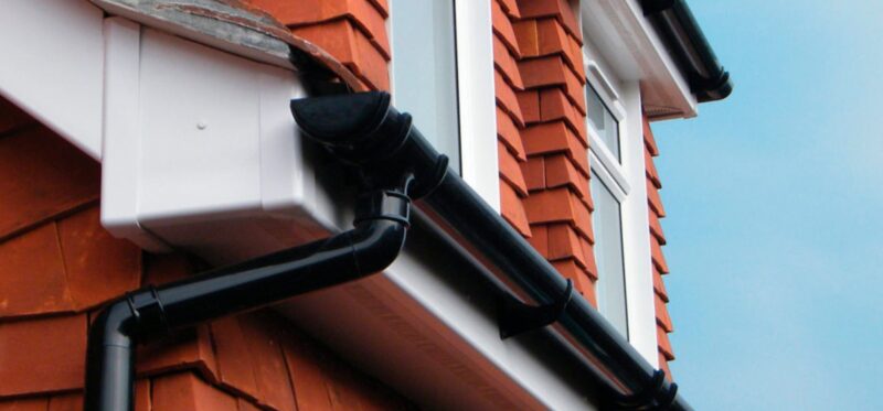 uPVC guttering installation